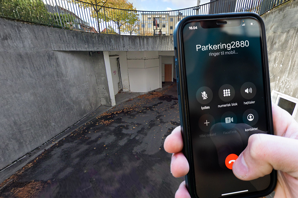 Parkering bagsværd med privat adgang